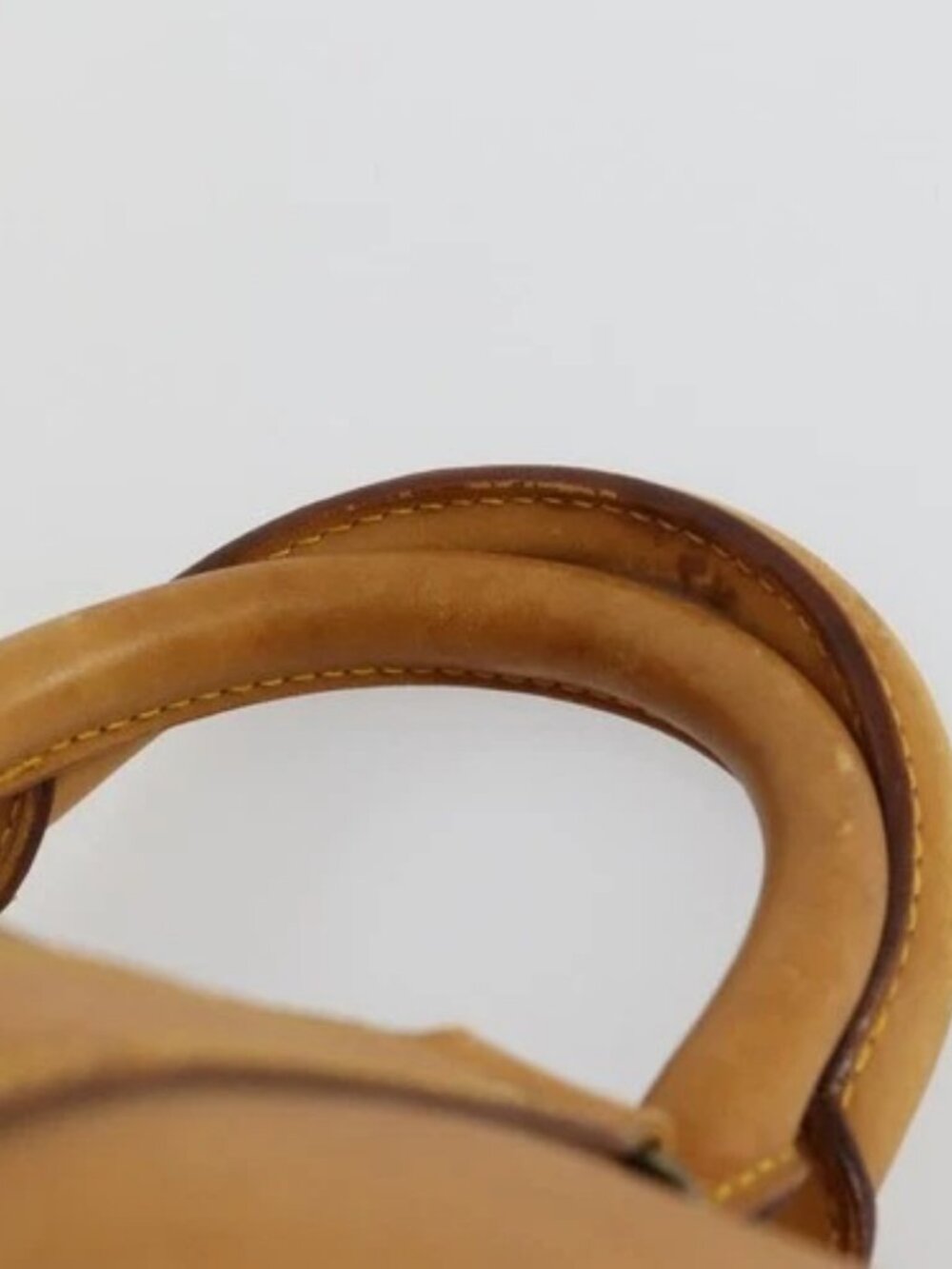 LOUIS VUITTON Nomad Keepall 55 Boston Bag Beige LV Auth 163339 - Picture 7 of 16